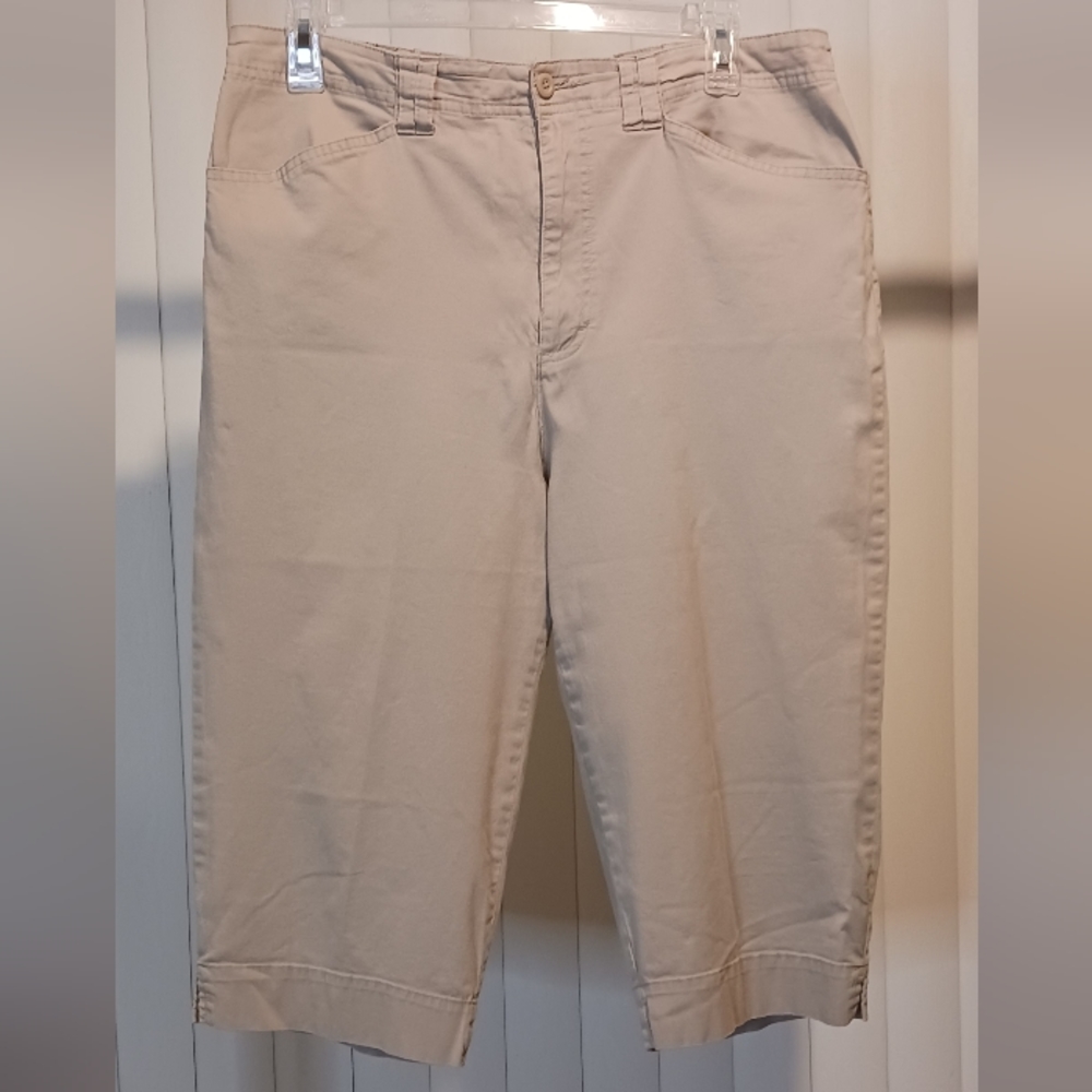 💰White Stag Ladies Stretch Capri Pants Pedal Pushes